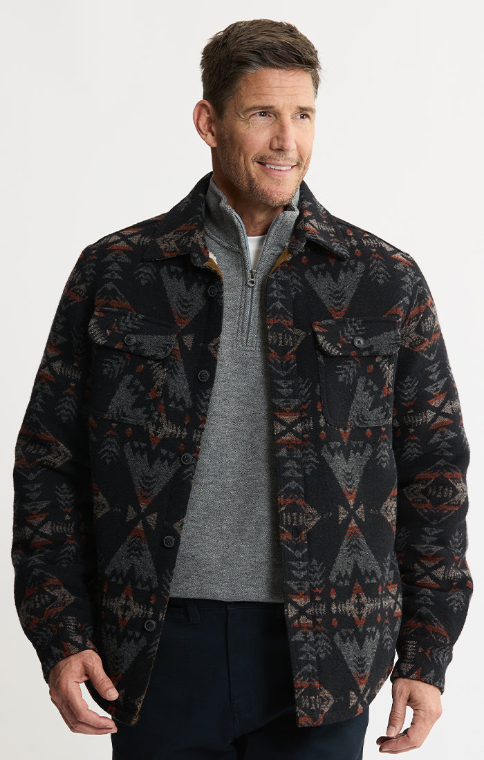 Sherpa Lined Wool Jacket