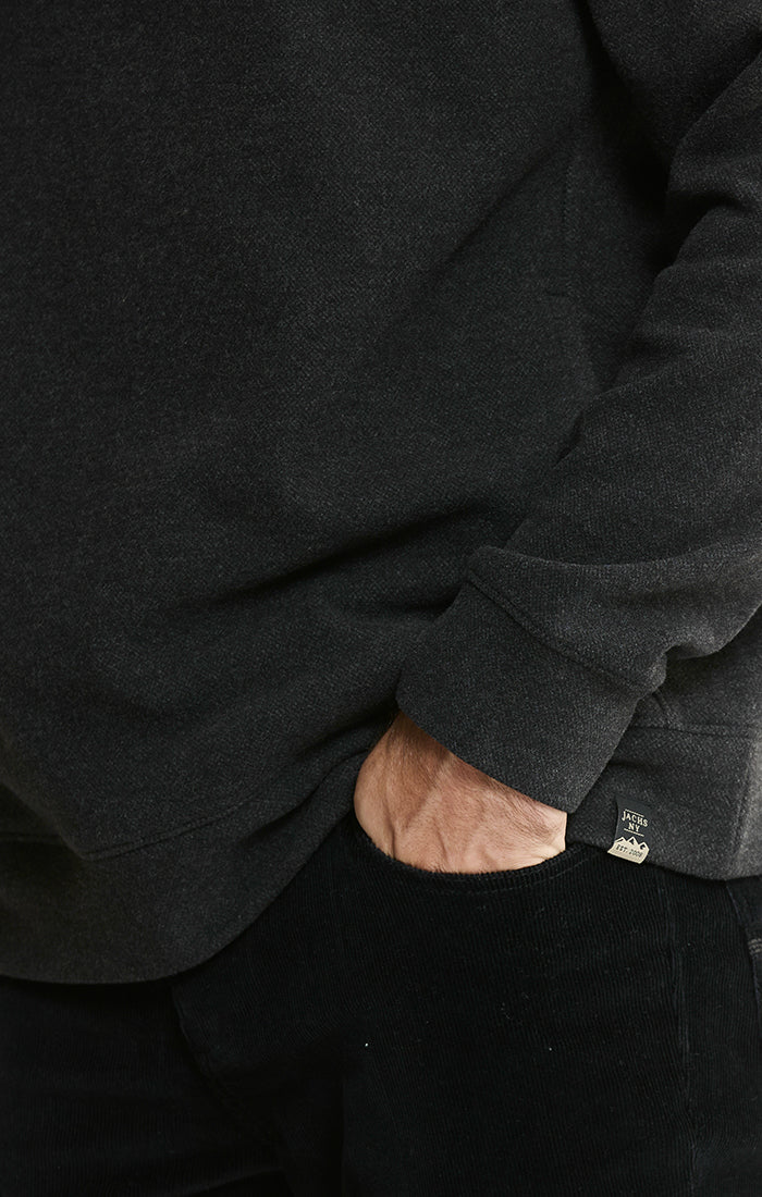 Wool Blend Pullover Hoodie