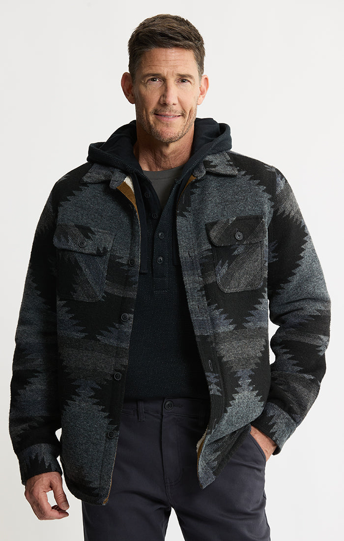 Sherpa Lined Wool Jacket