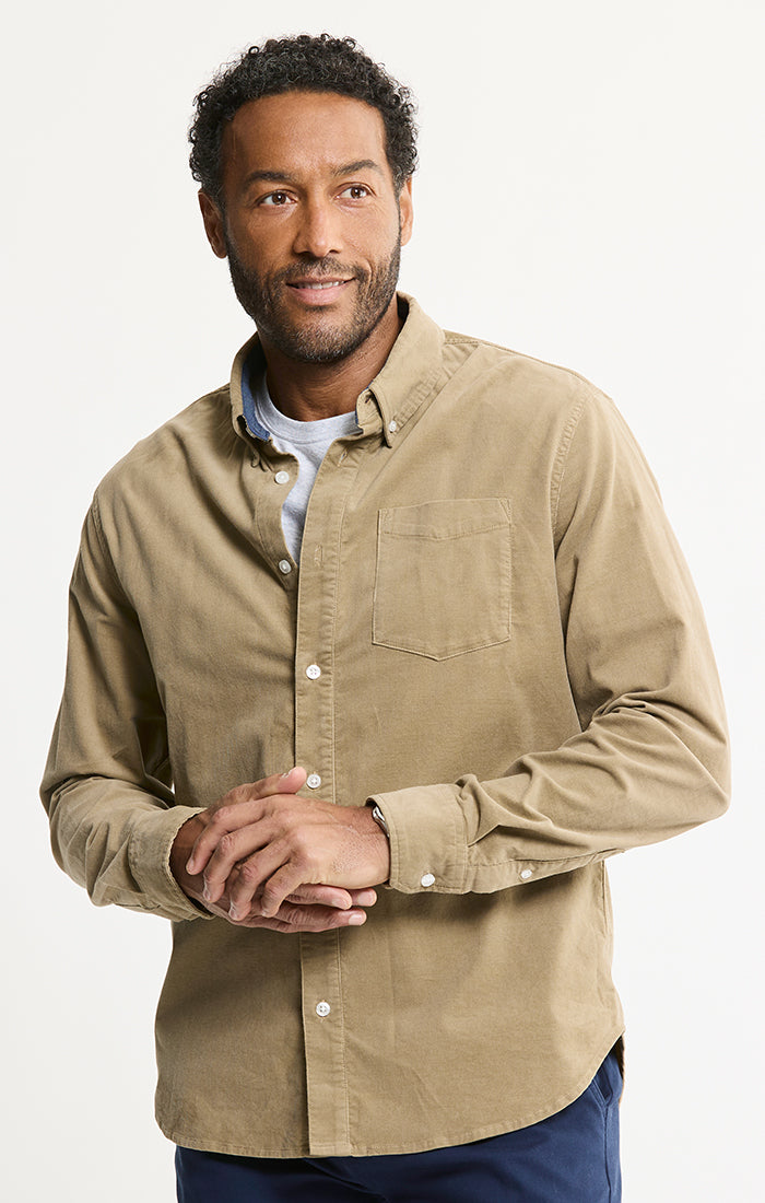 Corduroy Button-Down Shirt