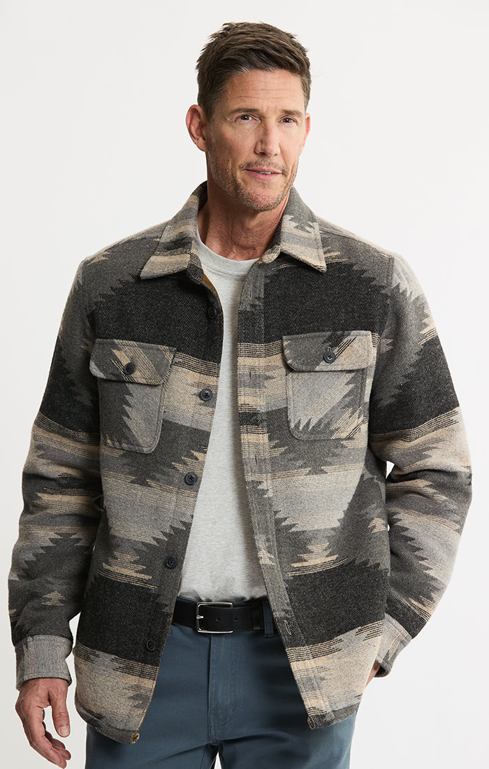 Sherpa Lined Wool Jacket