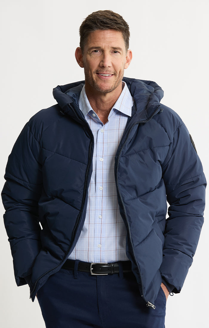 Quilted Hooded Puffer Jacket