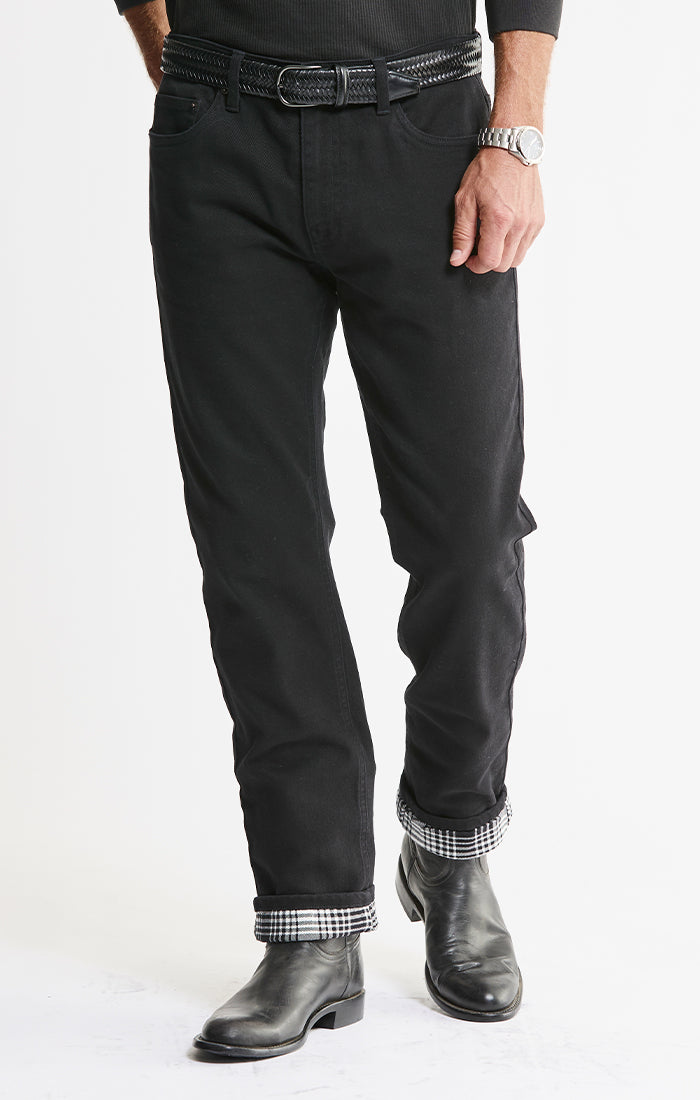 Flannel Lined Bull Denim 5-Pocket Pants