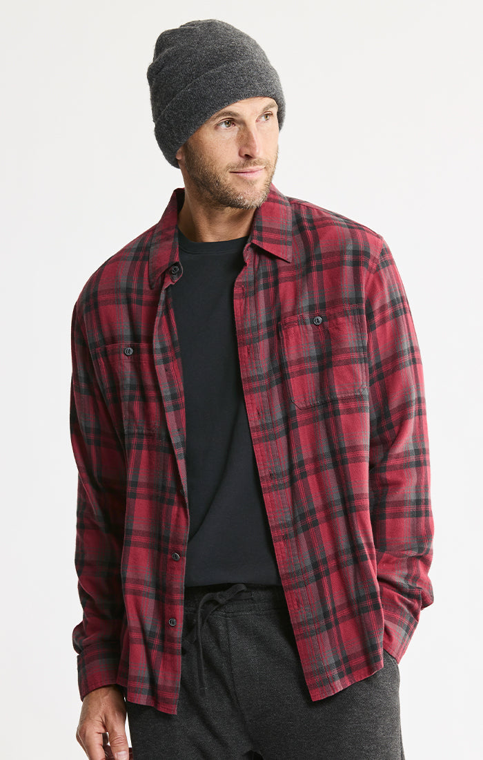 Rye Lightweight Flannel Utility Workshirt