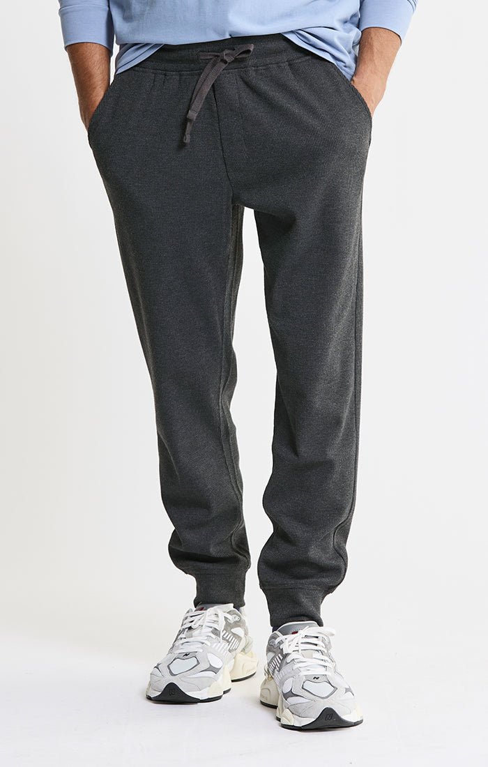 Brushed Waffle Jogger Pants
