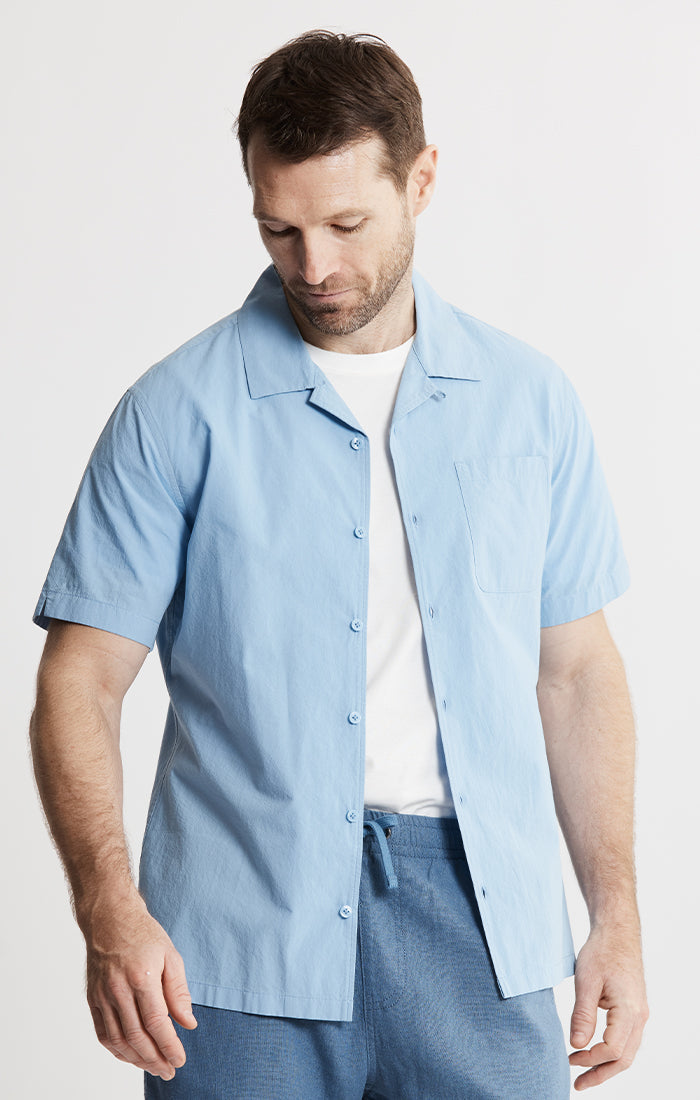 Paper Touch Short Sleeve Camp Shirt