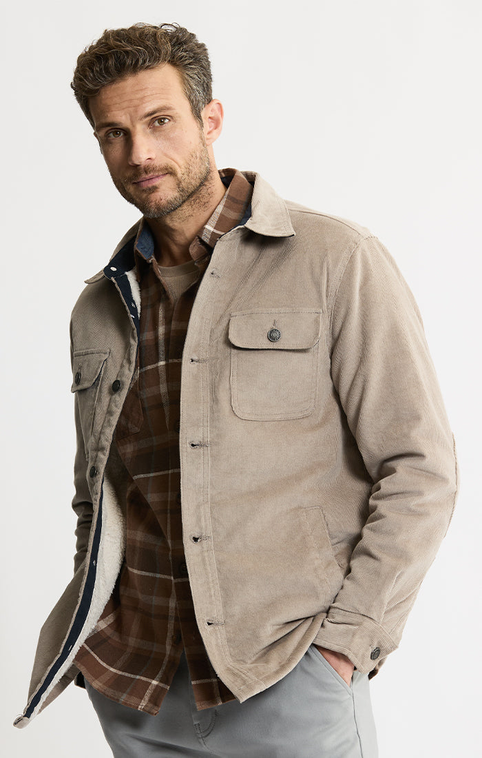 Concord Sherpa Lined Corduroy Shirt Jacket