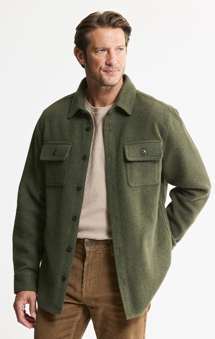 Wool Blend Overshirt