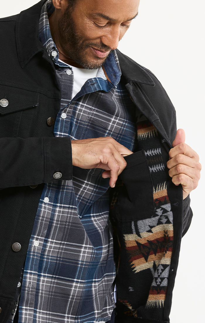 Lined Bull Denim Trucker Jacket