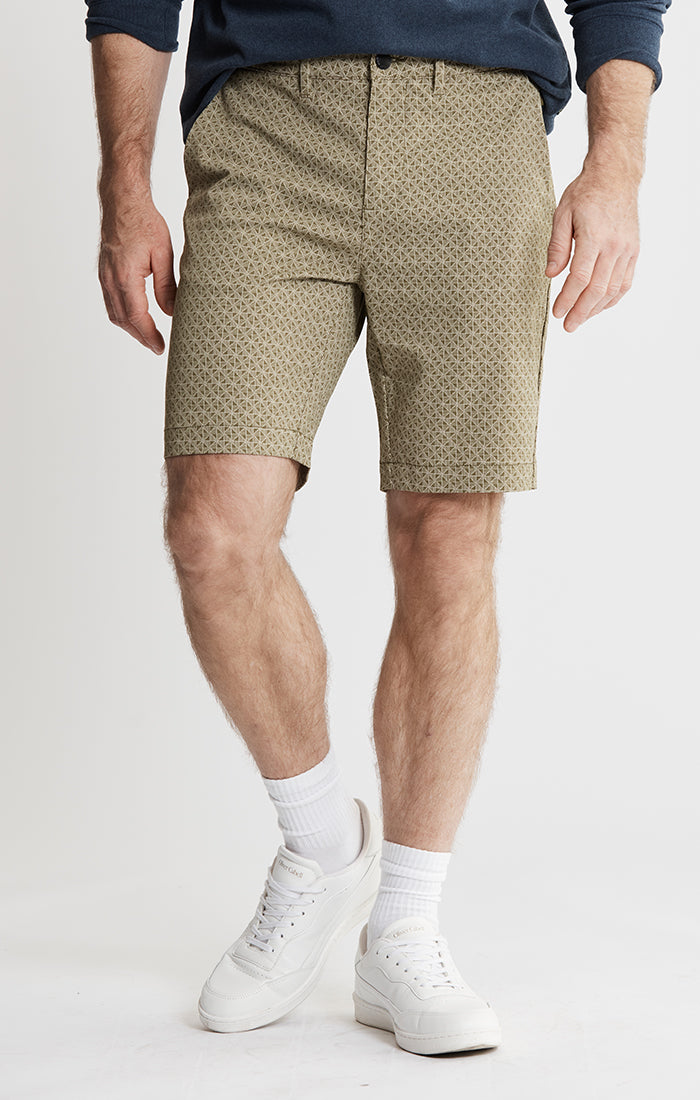 Printed Performance Tech Shorts