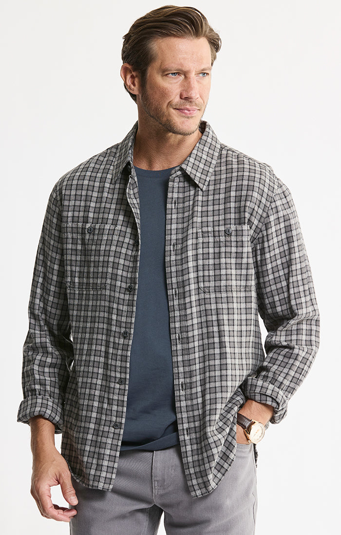 Rye Lightweight Flannel Utility Workshirt