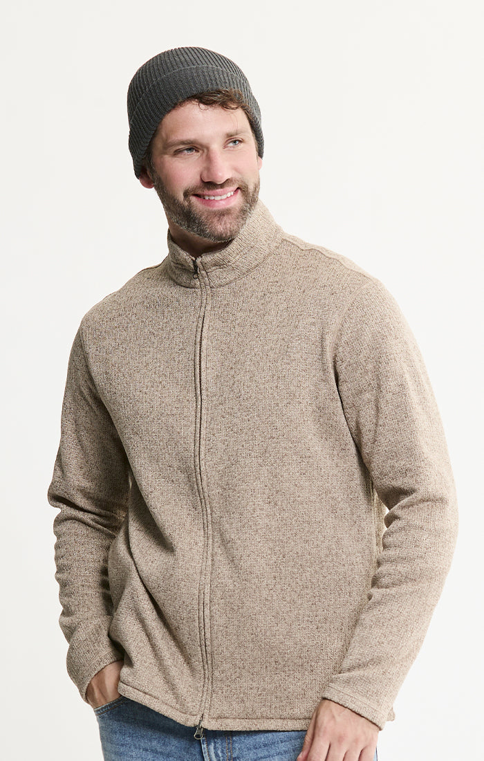 Stretch Sweater Fleece Full Zip