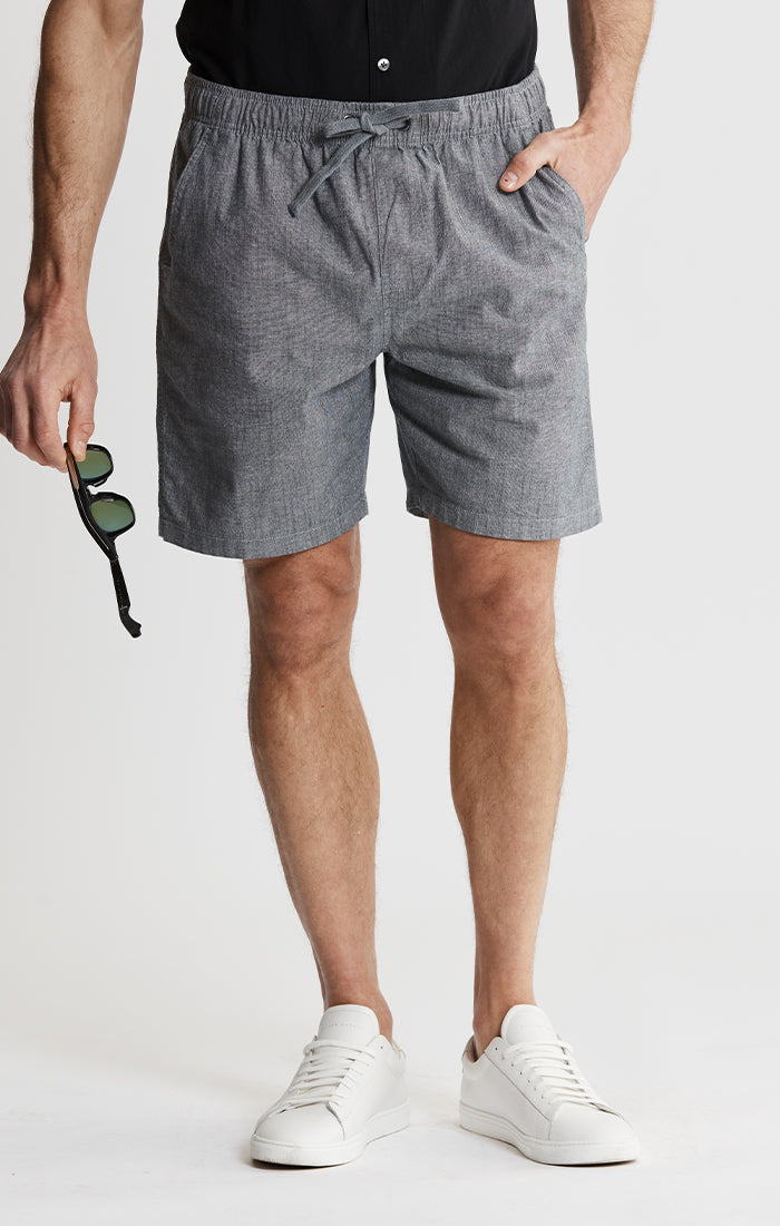 Chambray Pull On Shorts