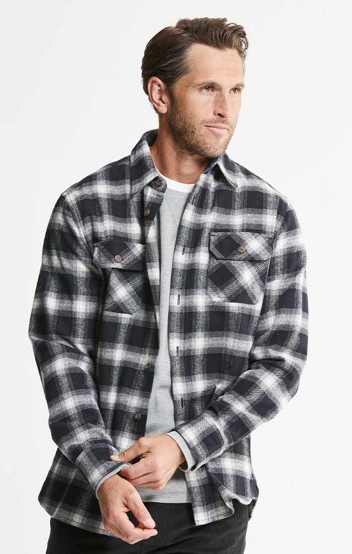 2-Pack Brawny Flannel + Thermal Crewneck