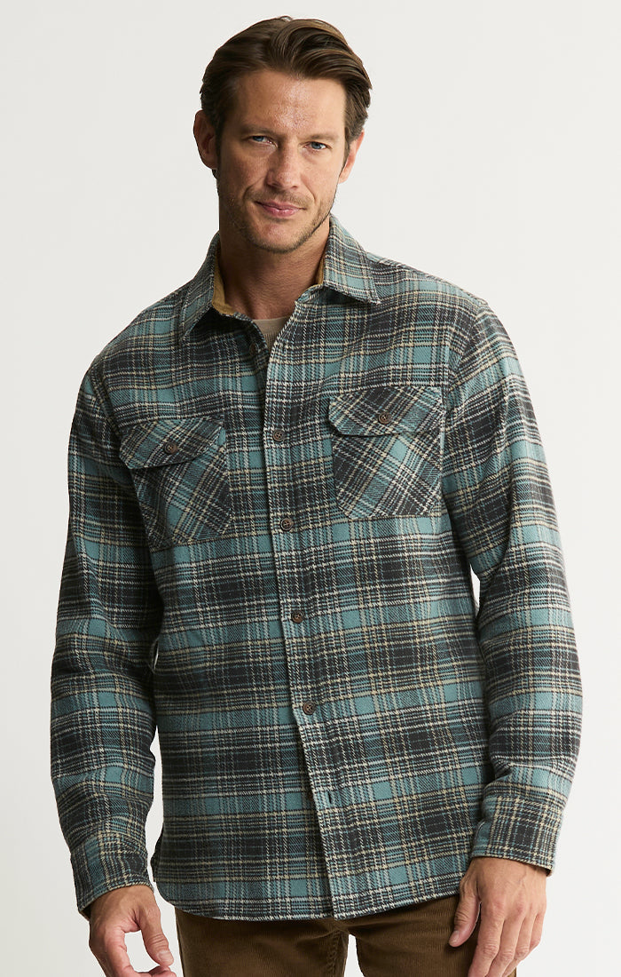 2-Pack Heritage Flannel Shirt + Thermal Crewneck