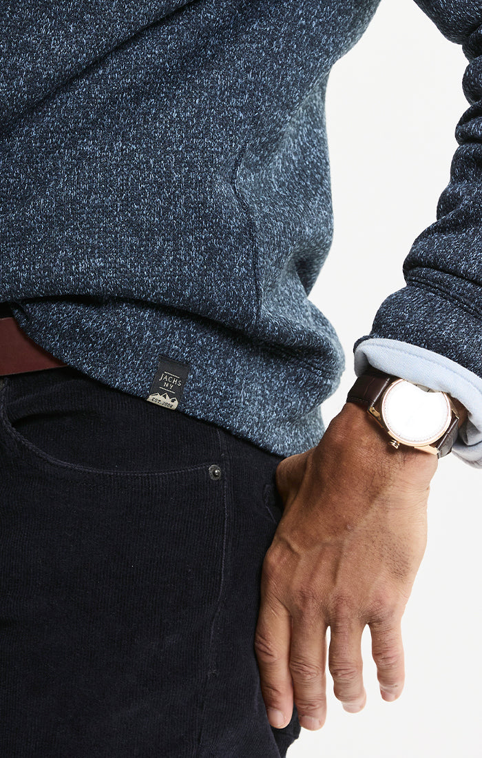 Stretch Sweater Fleece Crewneck