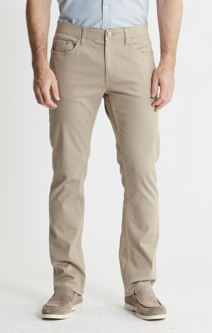 Stretch Cotton 5-Pocket Pants