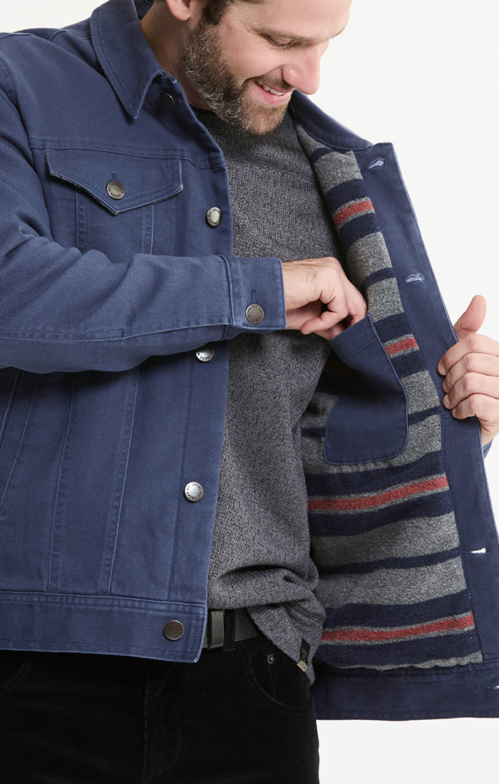 Lined Bull Denim Trucker Jacket