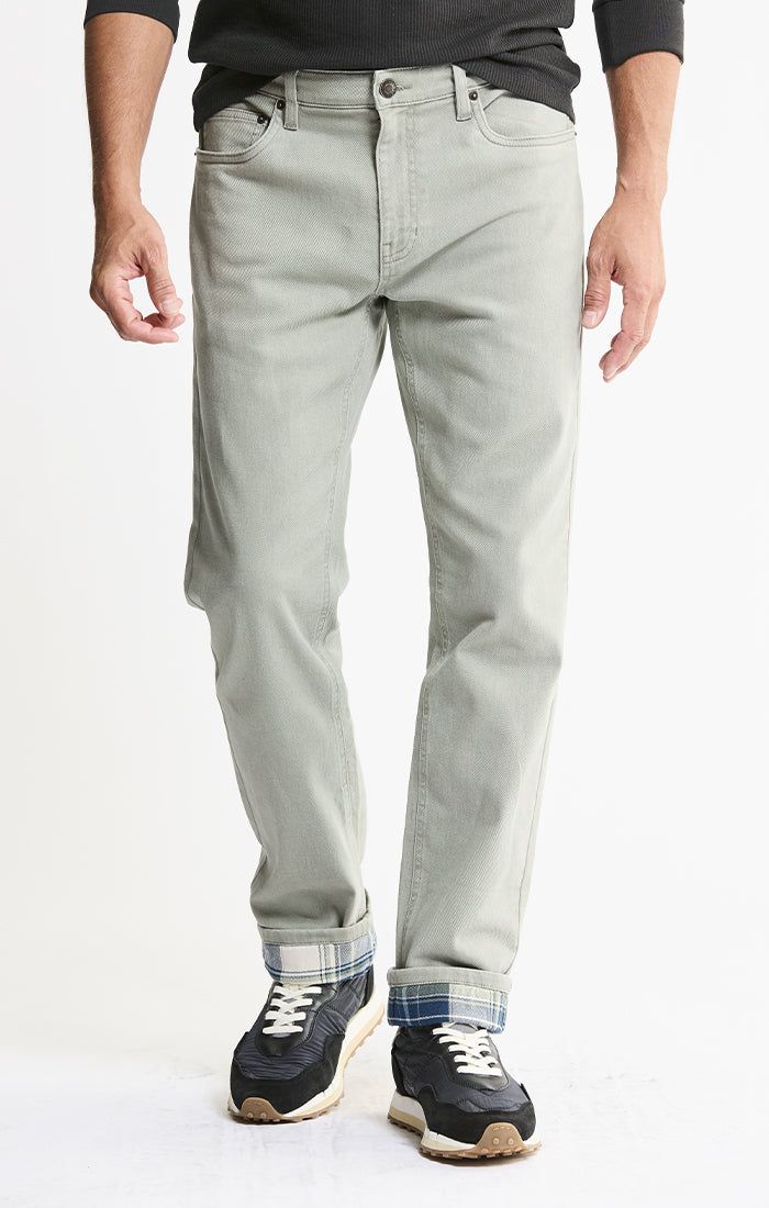 Flannel Lined Bull Denim 5-Pocket Pants