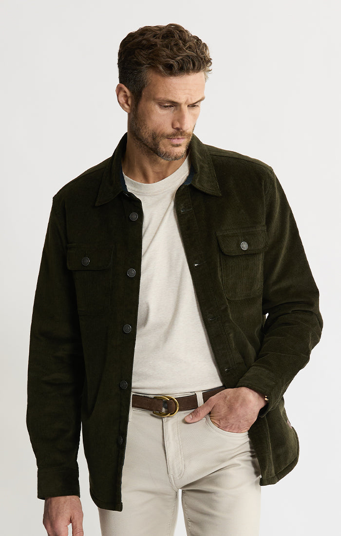 Concord Sherpa Lined Corduroy Shirt Jacket