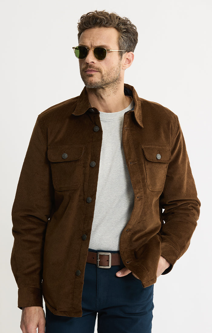 Concord Sherpa Lined Corduroy Shirt Jacket