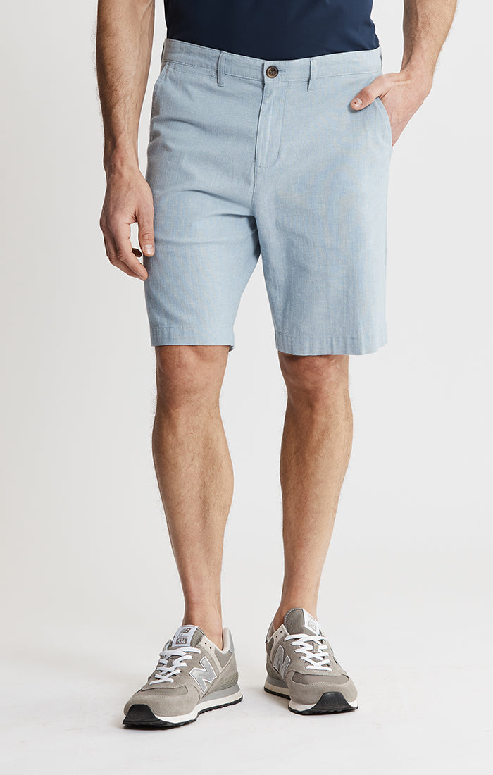 Stretch Chambray Shorts