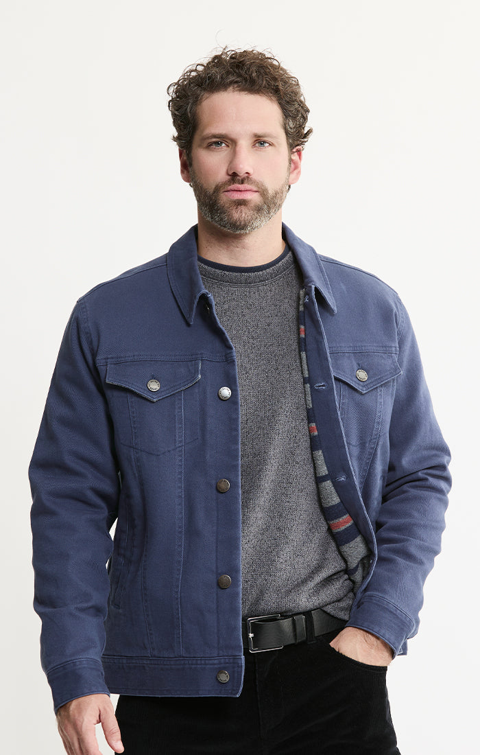 Lined Bull Denim Trucker Jacket