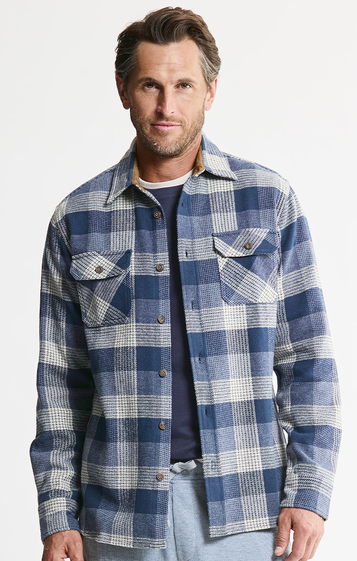 2-Pack Heritage Flannel Shirt + Thermal Crewneck