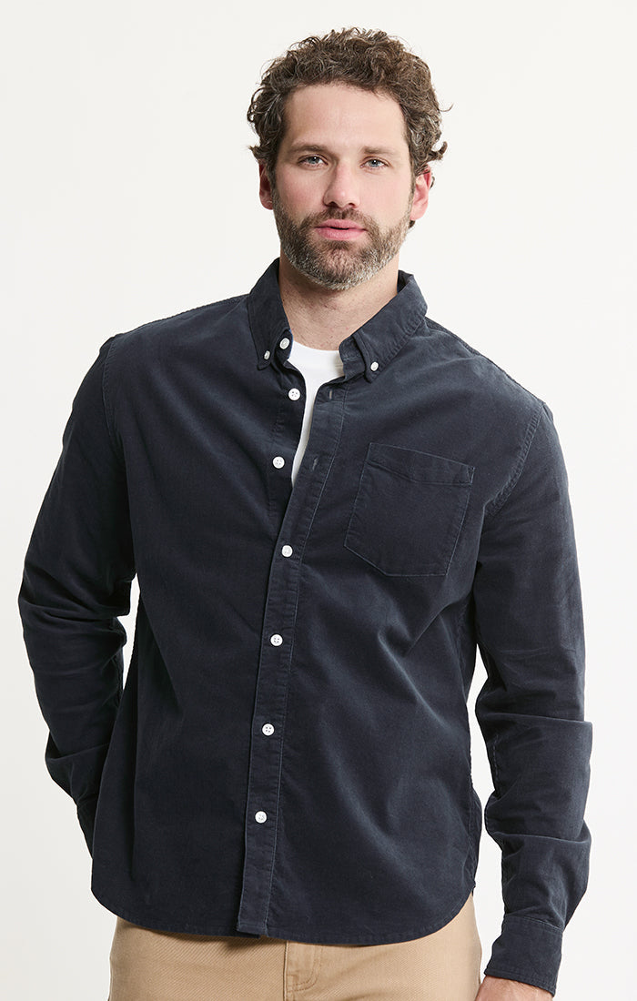 Corduroy Button-Down Shirt