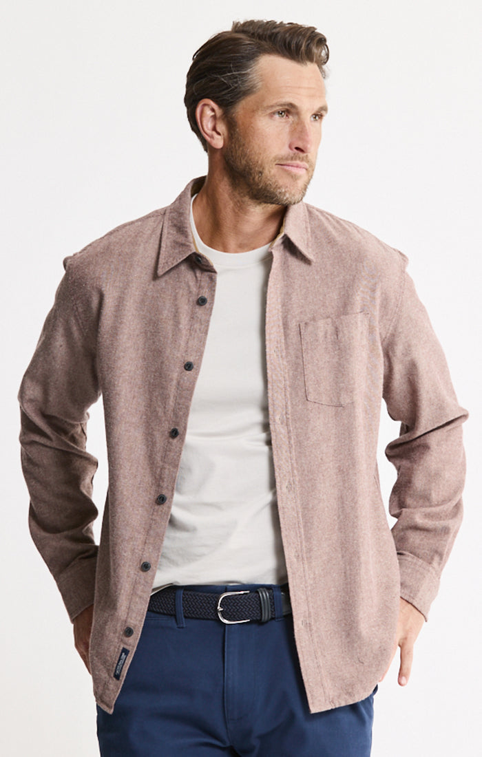 Manor Twill Button-Up Flannel Shirt