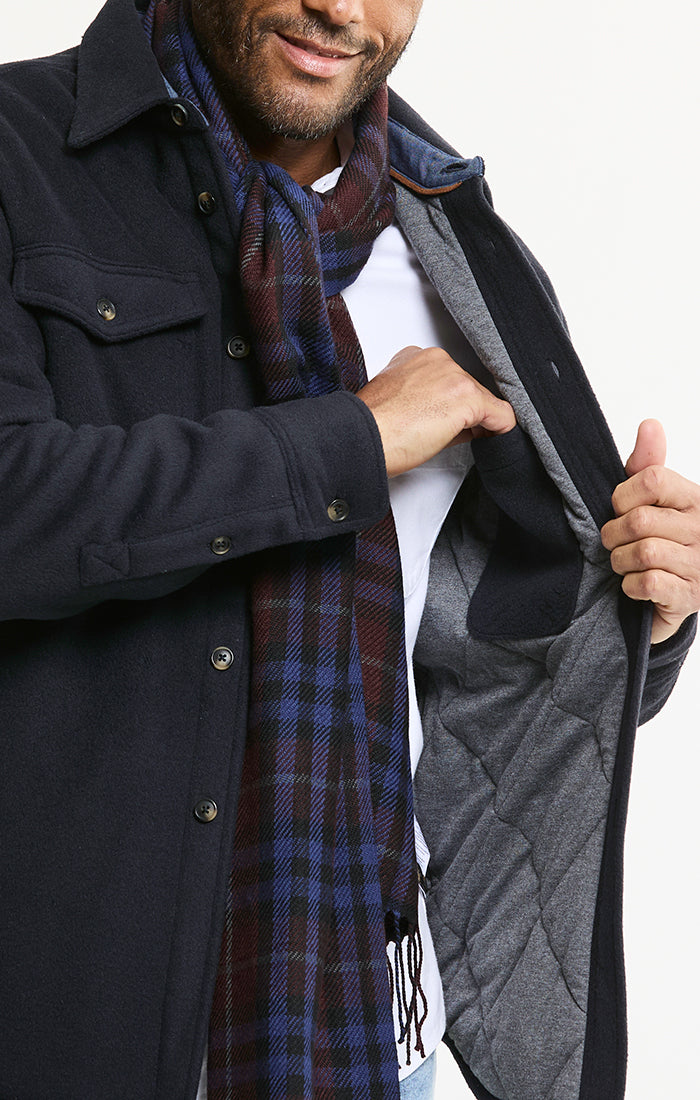 Luxe Soft-Blend Quilt Lined Overshirt