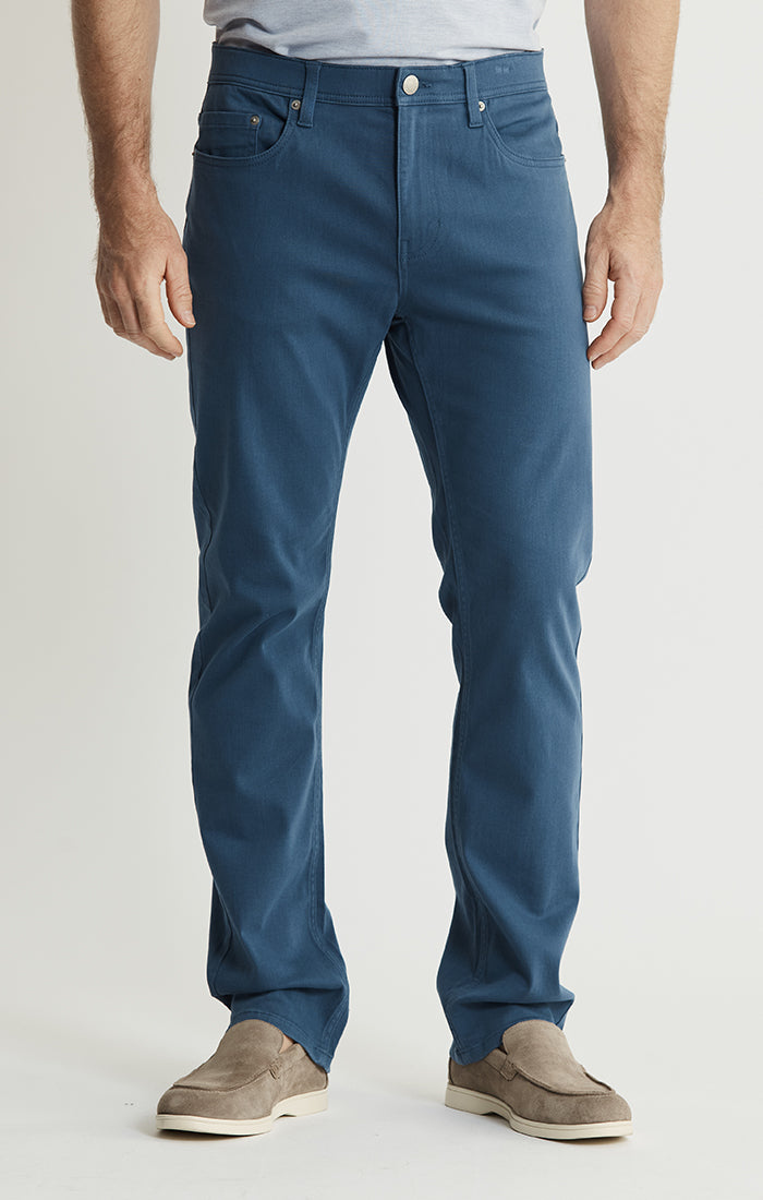 Stretch Cotton 5-Pocket Pants