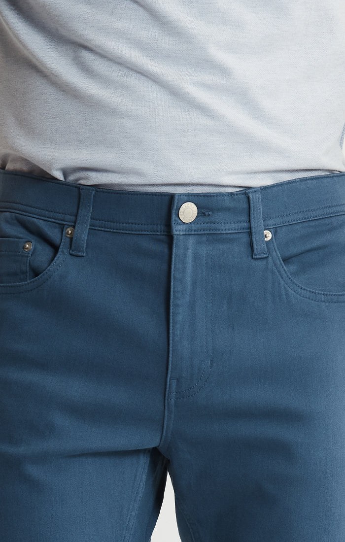 Stretch Cotton 5-Pocket Pants