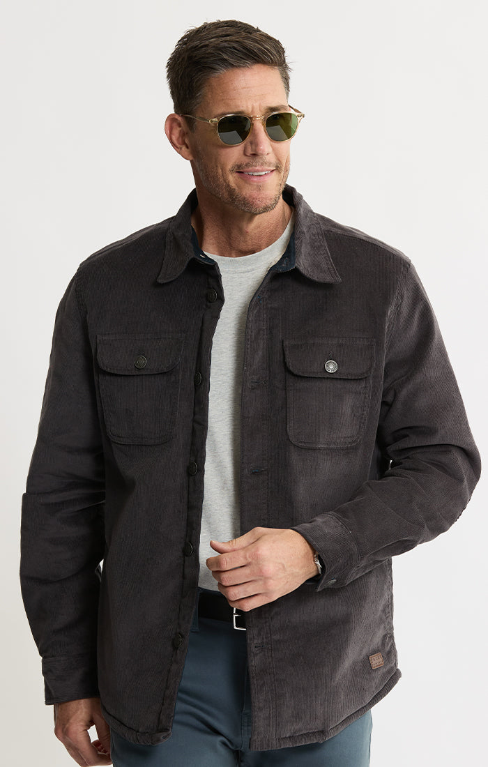 Concord Sherpa Lined Corduroy Shirt Jacket