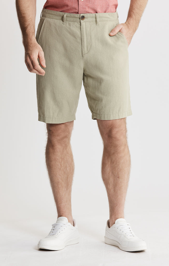Linen Blend Bleecker Shorts