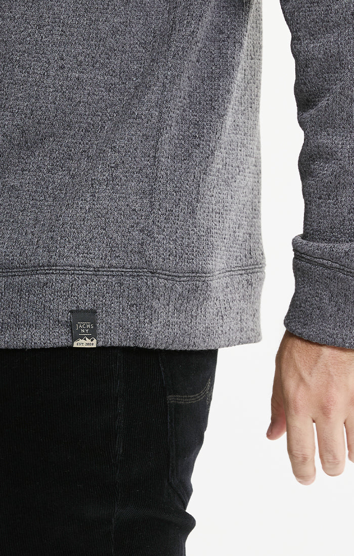 Stretch Sweater Fleece Crewneck