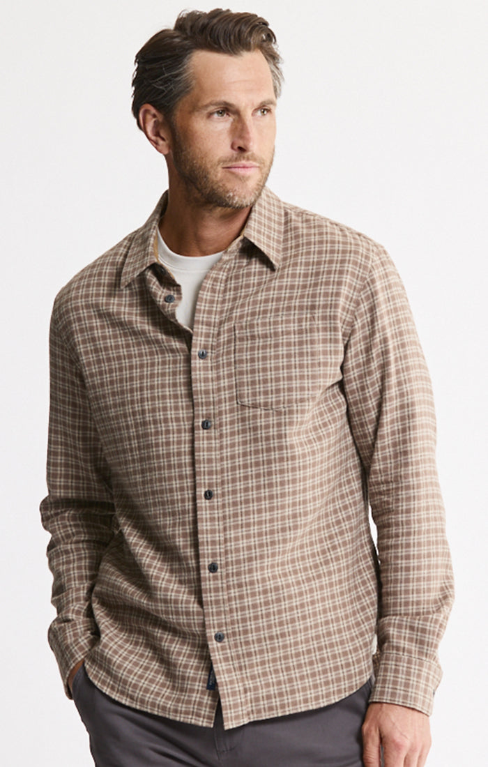 Manor Twill Button-Up Flannel Shirt