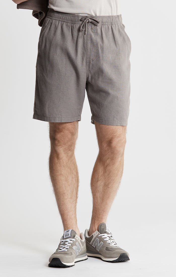 Linen Pull On Shorts