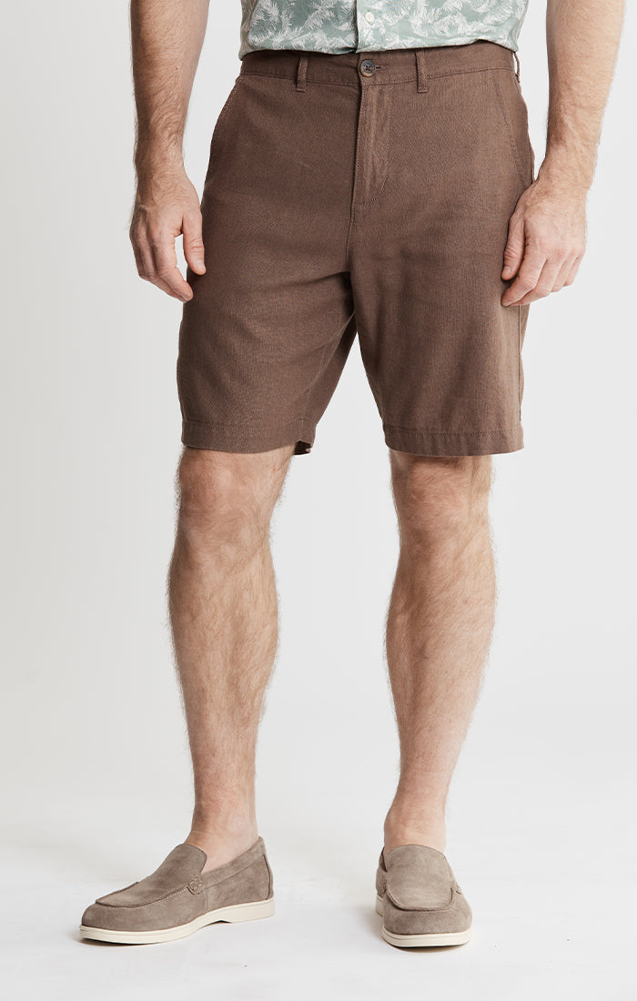 Linen Blend Bleecker Shorts