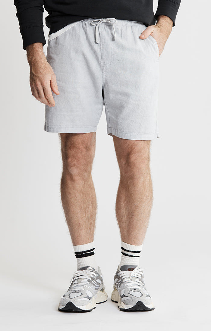 Linen Pull On Shorts
