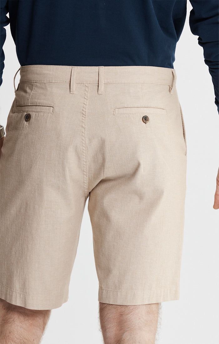 Stretch Chambray Shorts