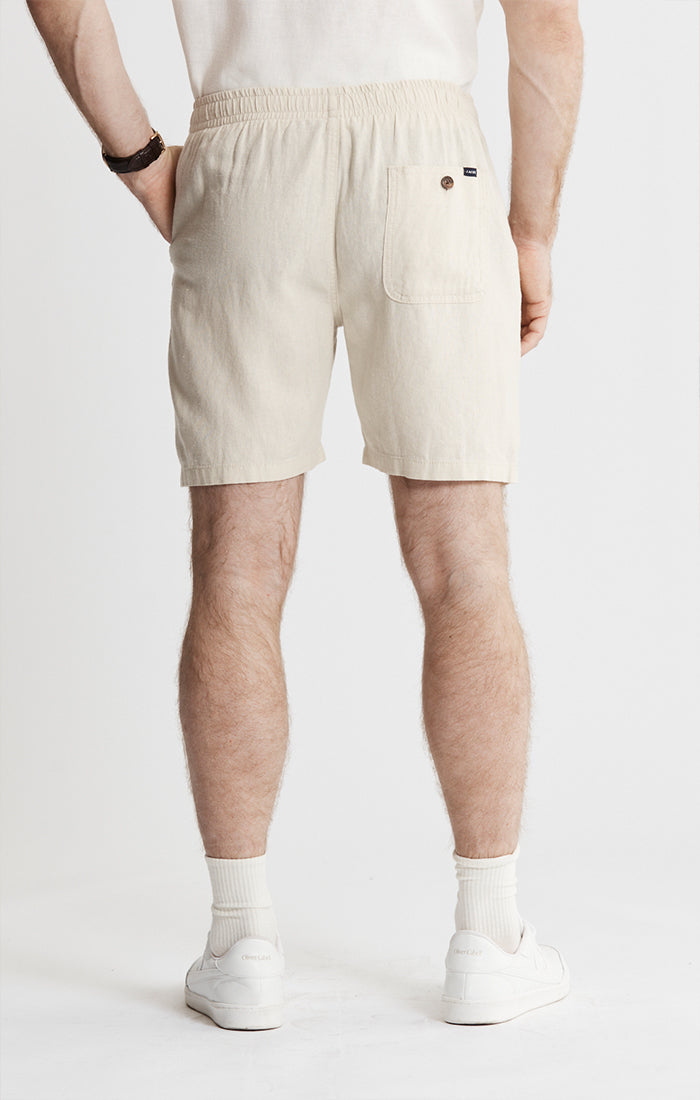 Linen Pull On Shorts