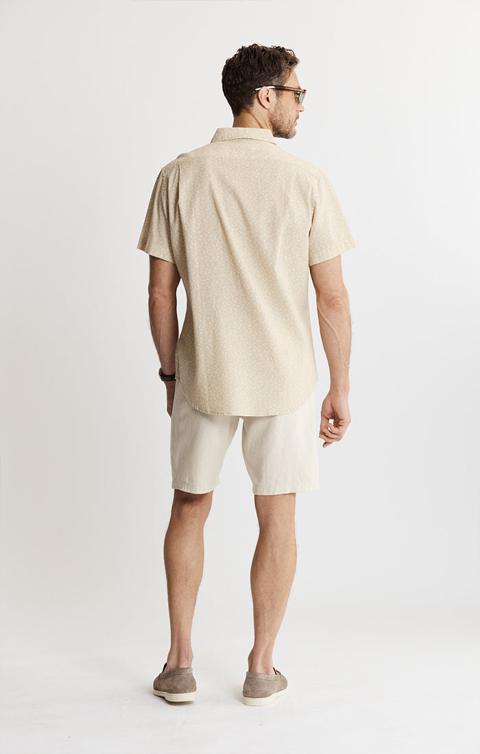 Cotton Linen Short Sleeve Shirt