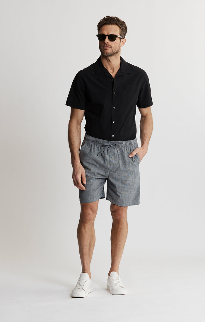 Paper Touch Short Sleeve Camp Shirt