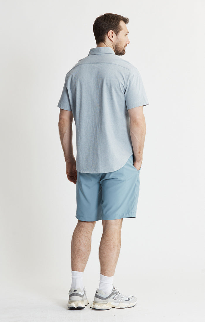 Knit Cotton Short Sleeve Shirt