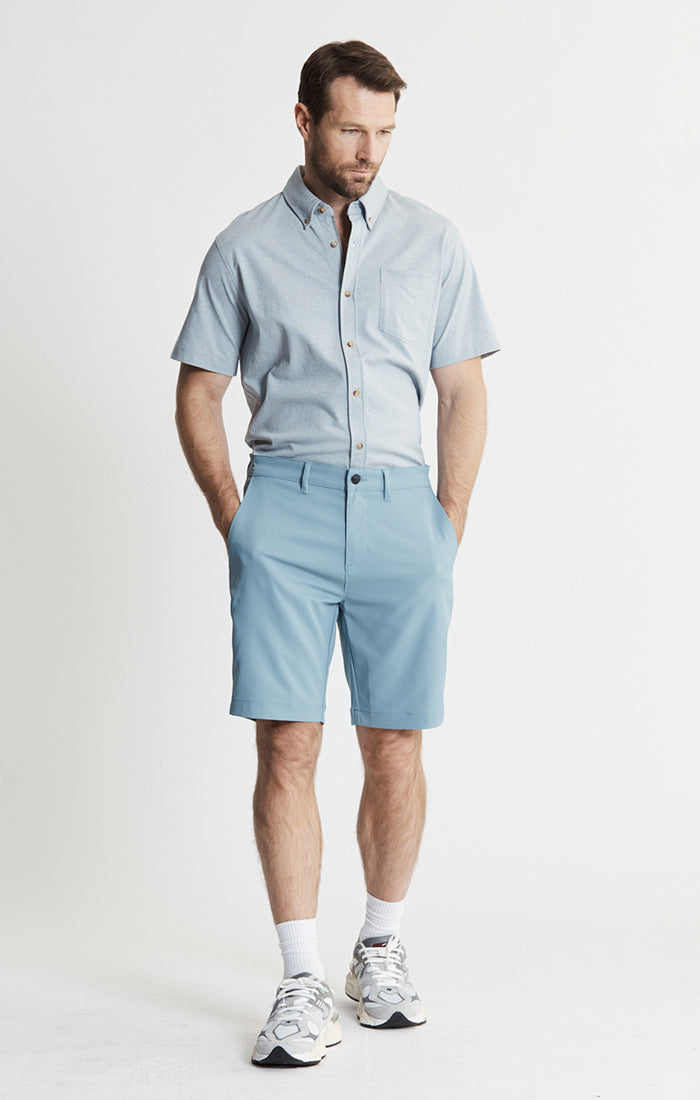 Knit Cotton Short Sleeve Shirt