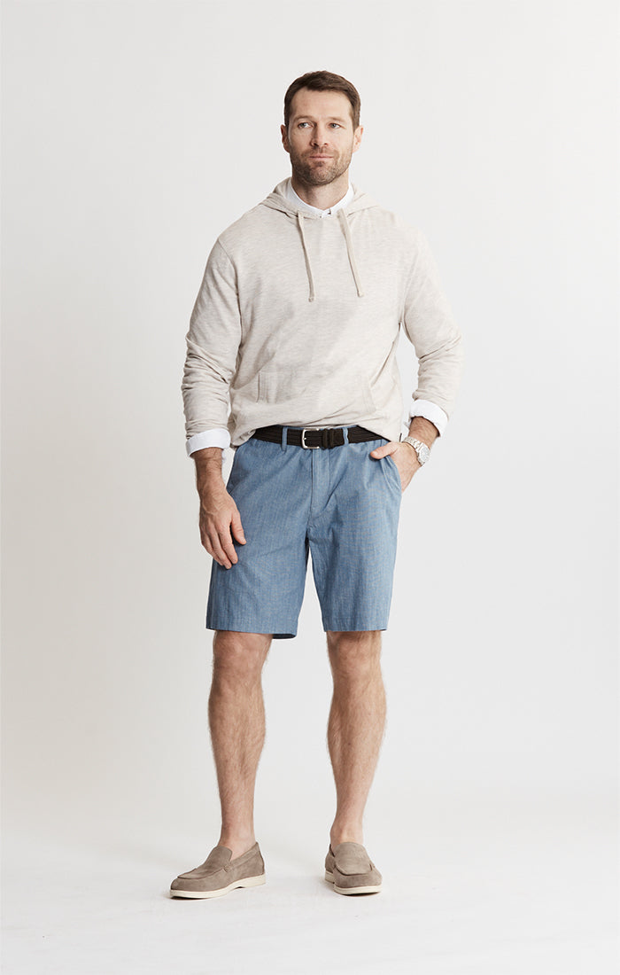 Stretch Chambray Shorts