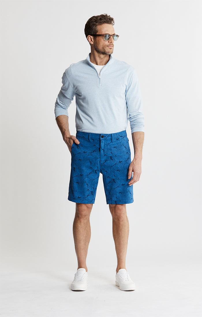 Printed Performance Tech Shorts