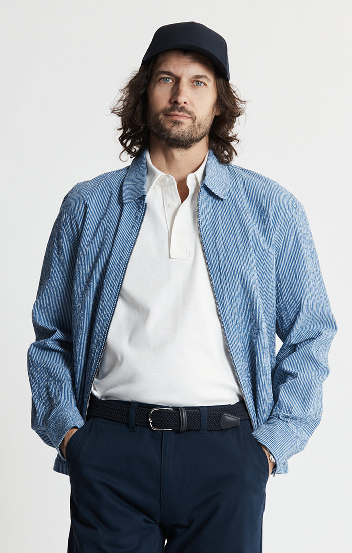 Charles Seersucker Full Zip Jacket