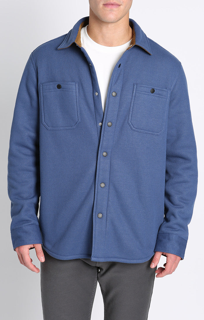 Sherpa Bonded Waffle Snap Workshirt